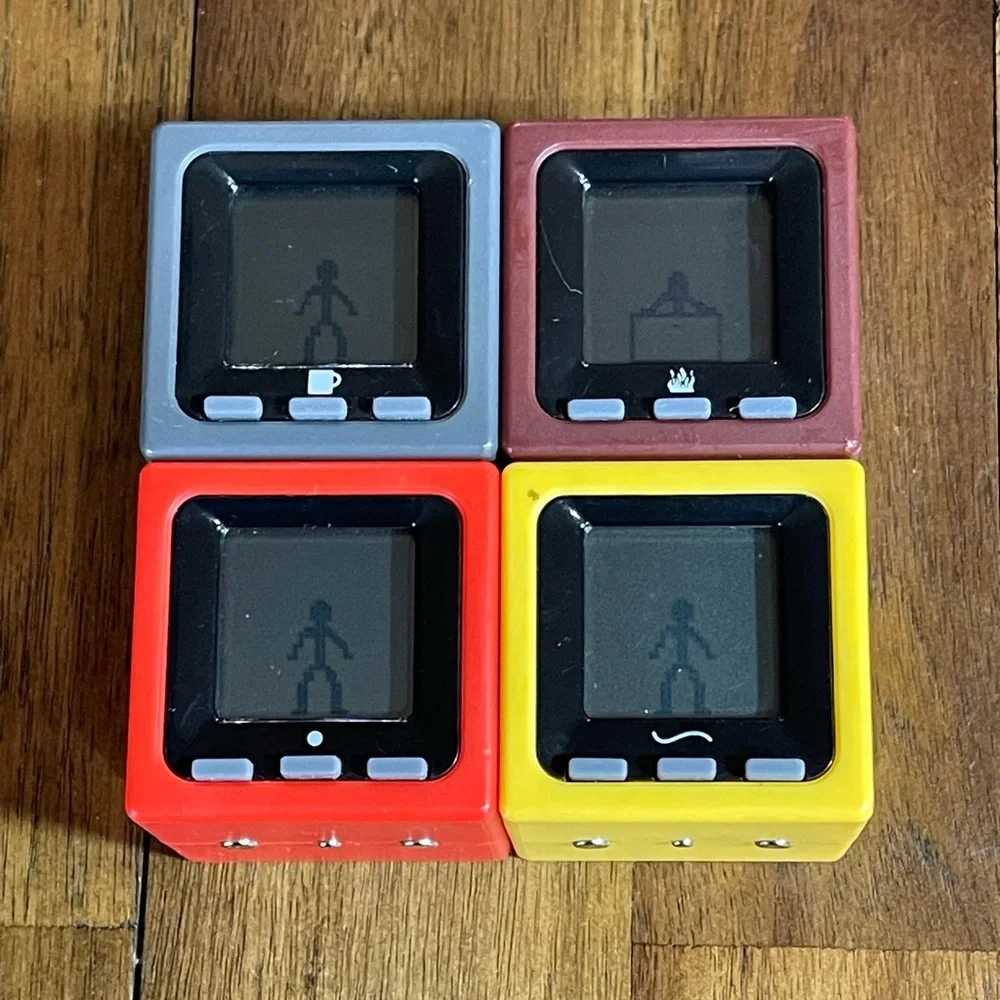 Radica Cube World Set. 4 Cube World Blocks. All Working 2005